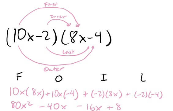 FOIL method example 3